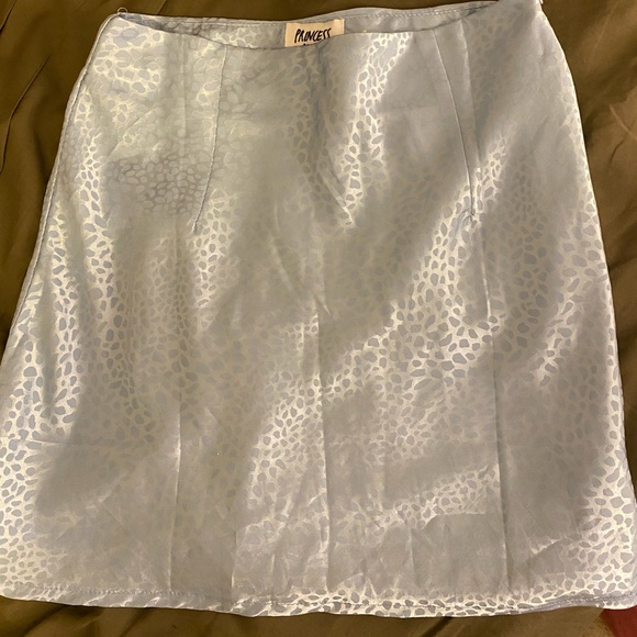 light blue princess polly mini skirt - Picture 3 of 3